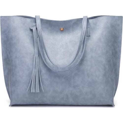 Womens bags tassel fashion shoulder bags big capacity crossbody for women PU leather casual lady shoulder bags 8 colors