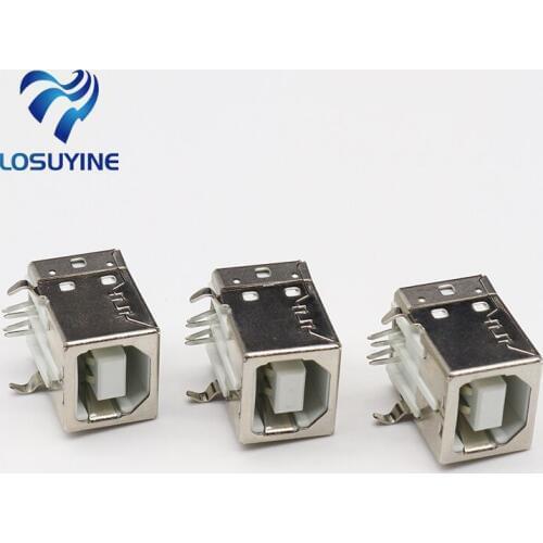10pcs/lot USB B Type Female Socket Connector G45 for Printer Data Interface Free Shipping