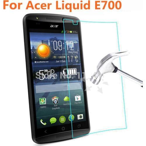 10pcs/lot Tempered Glass Original 9H Explosion-proof Protective Film Screen Protector for Acer Liquid E700