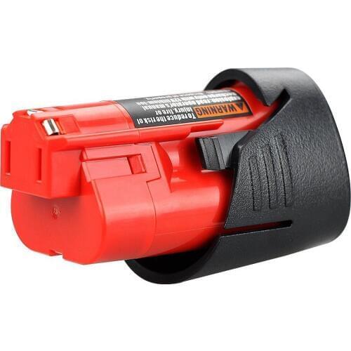 2PCS x Power Tool Battery For Milwaukee M12 12V 3000mAh Li-ion Lithium Rechargeable Spare Battery 48-11-2401