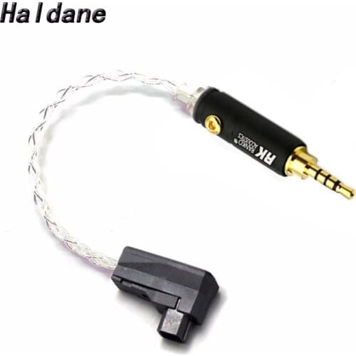 Haldane 4 Cores Silver Plated 4pin RSA/ALO Balanced to 2.5mm TRRS Balanced Male Audio Adapter Cable For SR71 SR71B RXMK3 SOLO
