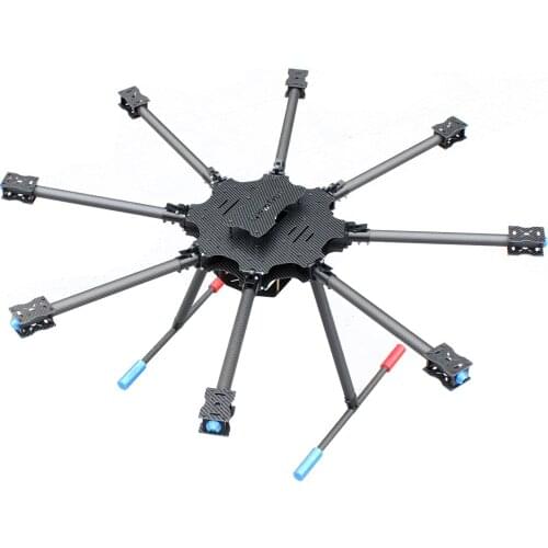 T1050 8-Axle FPV Drone Frame Kit 10505mm Umbrella Foldable Octcopter Carbon Fiber Frame for Aerial Photography Copter Kit