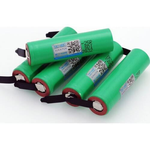 VariCore 100% New Brand 18650 2500mAh Rechargeable battery 3.6V INR18650 25R 20A discharge + DIY Nickel