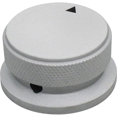 Aluminum Alloy Potentiometer Volume Tone Audio Control Knobs for Electric Guitar Bass Screw Type 38 x 20mm (dh) Replacement