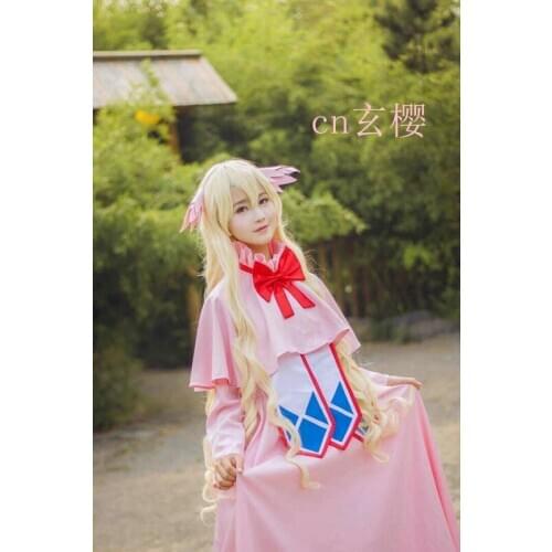 Anime FAIRY TAIL cosplay Mavis Vermilion cos Halloween Masquerade costumes Unisex Can be tailored