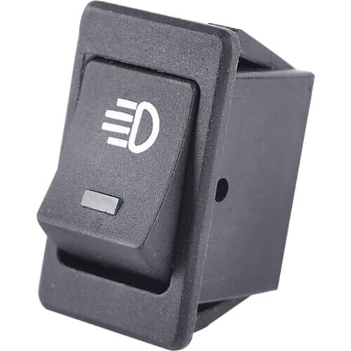 Automobile 12V 35A Blue LED Rocker Switch Car Accessories for Fog Light Lamp Universal 4-Pins Dash Dashboard New #30