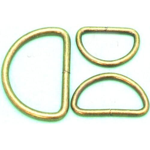 32mm/38mm/50mm D-Rings - Antique Bronze