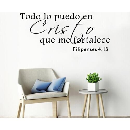 Living Room Wall Decals Spanish Inspiring Quotes Art Design Vinyl Wall Stickers For Teen Room Classroom Removable Adornment Y534