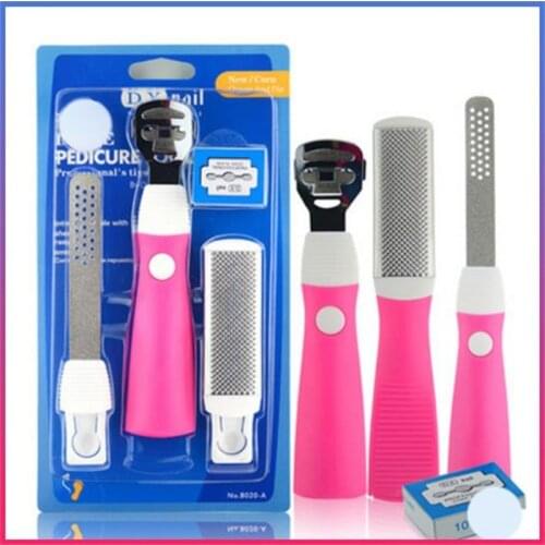 Pedicure Tool Professional Foot Care Famale Beauty Feet Heels Toe Cuticle Remover Scraper Pedicure Tool Exfoliating Feet Set