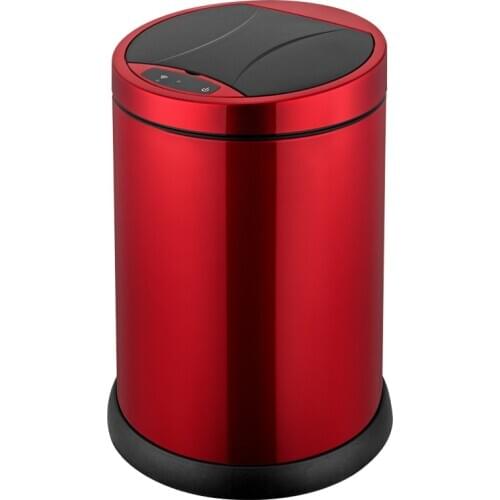 Intelligent Automatic Trash Can Stainless Steel Kitchen Electronic Dustbin Rubbish Waste Bin Home Smart Motion Sensor Trash Bin