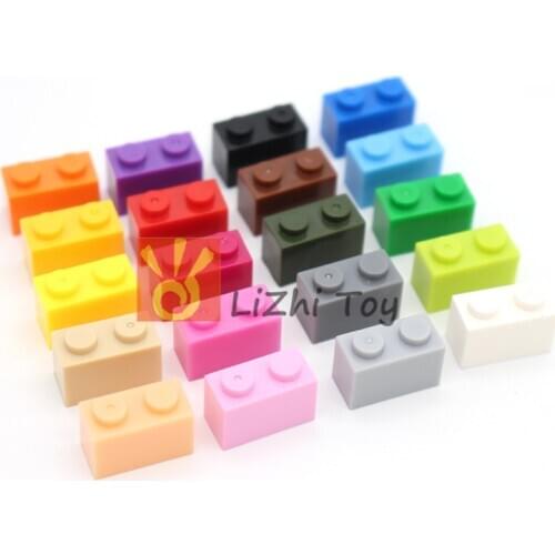 MOC *Brick 1*2 (3h) 3004 DIY Enlighten Building Blocks Educational Kids Toys Compatible with Assembles Particles 100pcs