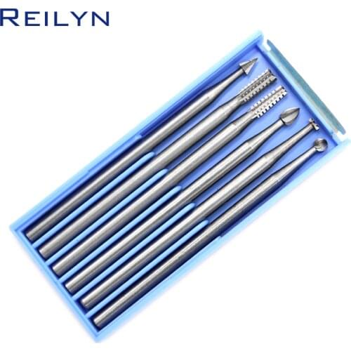 Microscopic Carving Tool Nut-carving S,M,X Carver Fruit-pit Graving Graver for dremel or rotary tools 6pcs/set Tungsten Alloy