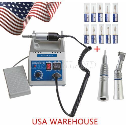 Dental Lab MARATHON Handpiece 35K Rpm Electric Micromotor polishing/Drill*10 N3