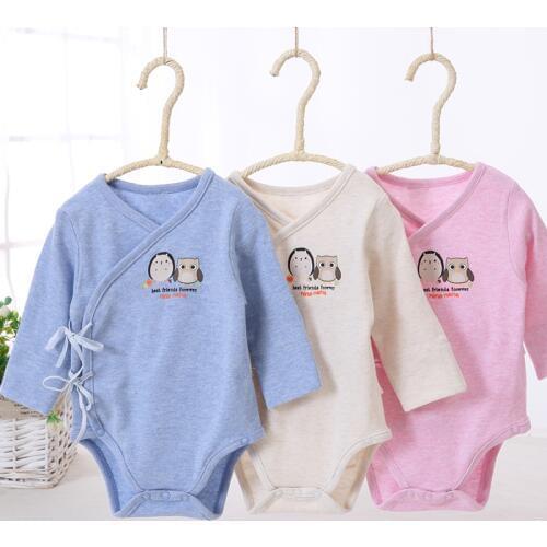 Baby newborn clothes baby boy girls clothing 100% cotton spring and autumn kids clothes with string baby bodysuit overalls