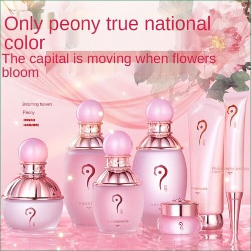Peony seven-piece water jacket beauty salon facial set