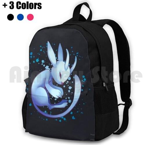 Sleeping Outdoor Hiking Backpack Riding Climbing Sports Bag Ori And The Blind Forest Ori Cute White Game Indie Game Magic
