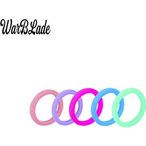 Size 4-8 Hypoallergenic Crossfit Flexible Silicone Ring 3mm Yoga Rubber Finger Rings For Men Women Party Wedding Jewelry Gift