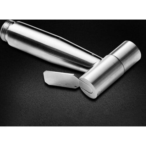 Hand sprayer 304 stainless steel bidet toilet companion spray high pressure-gun set washing-artifact booster washing nozzle