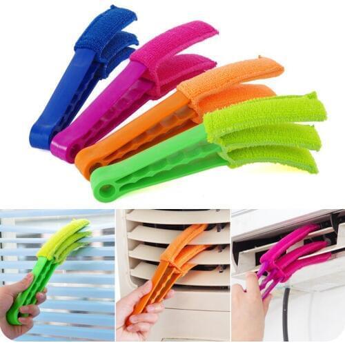 Removable cleaning brush for car washing air conditioning shutter brush groove window dust brush wholesale
