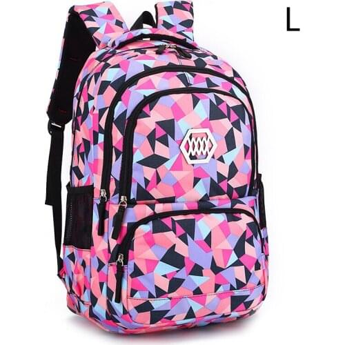 2020 New Fashion School Bag For Girls Waterproof Light Weight Children Backpack Bookbags Printing Kids School Backpack mochila