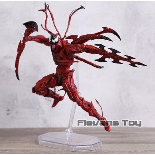 Revoltech Series NO.008 Carnage The Amazing Spider Man Cletus Kasady PVC Action Figure Collectible Model Toy