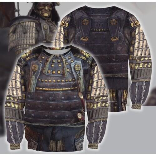 3D All Over Printed Samurai Armor Hoodie For Men/Women Harajuku Fashion Hooded Sweatshirt Cosplay Casual Jacket Pullover KJ005
