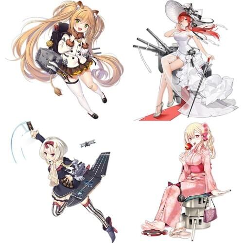 Three Ratels CYX15 Azur Lane FFNF Le Triomphant Anime sticker for car bike motorcycle laptop wall stickers for home decoration