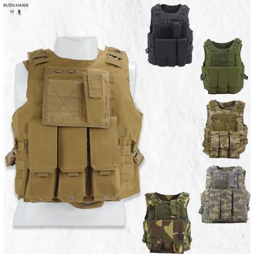 Military Gear Army Airsoft Paintball Combat Protective Vest Outdoor Camouflage Body Armor Tactical Hunting Vest For CS Wargame