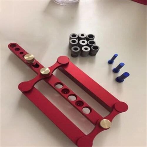 High quality Woodworking Self Centering Dowelling Jig for Metric Dowels 6/8/10mm Precise Drilling Tools