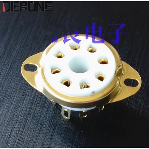 1Piece 8pin Octal Ceramic Tube Socket for EL34 GZ34 5AR4 274B tube Mount