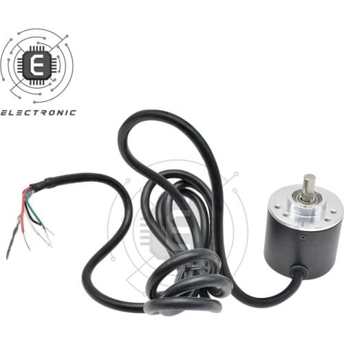 1PCS Brand New 600P/ R5V-24V Incremental Rotary AB 2 Phase 6mm Shaft Encoder For Rotational Speed Angle