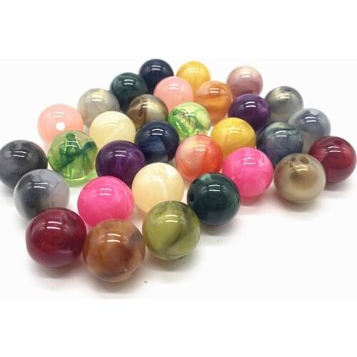 New 10pcs 14mm of Acrylic Beads Earrings Necklace Accessories Beads For Jewelry Making DIY Jewelry Findings #ZS20