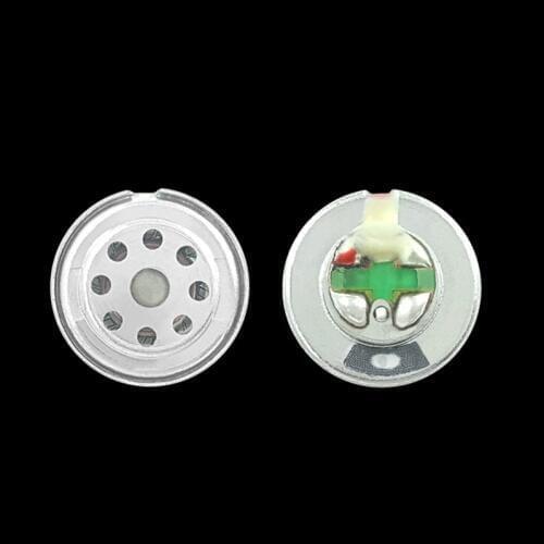 10pcs/lot 10mm Earphone Speaker Graphene High-Grade White Magnetic Fever Subwoofer Moving Coil Driver Unit 6u Earphone DIY Parts