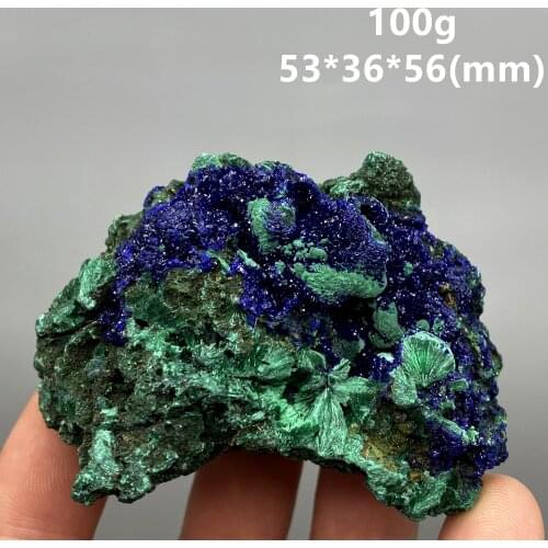 100% Natural beautiful Azurite and Malachite symbiotic mineral specimen crystal Stones and crystals Healing crystal