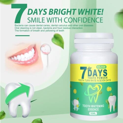 50ml Tooth Powder for Teeth Cleaning Teeth Whitening Oral Hygiene Whiten Plaque Stains Fresh Breathing Oral Hygiene Dental Tools
