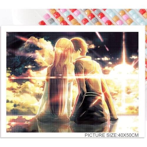 Diamond Painting Cartoon Anime Roronoa Zoro Square Diamond Round Diamond Decoration Customizable Wall Art Decoration Frameless