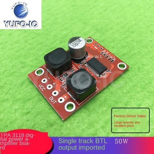 Free Ship 1PCS TPA3118 Digital Power Amplifier Board Mono BTL Output 50w Imported