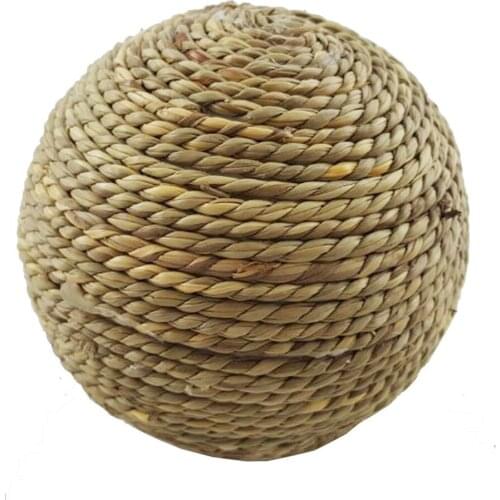 Cm Hamster Rabbit Toys Hamster Ball Guinea Pig Toys Grass Ball For Rodents Pet Guinea Pig For Dental Cleaning Physical