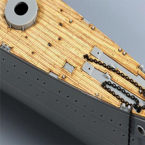 1/350 Scale Wooden Deck for Trumpeter 05350 HMS Exeter Heavy Cruiser Battleship Model Kit