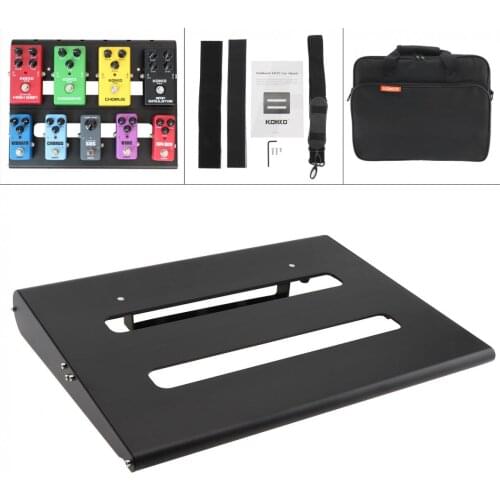 Guitar Effects board 35 x 28cm Detachable Guitar Pedal Board Setup Style DIY Guitar Effect Pedalboard with Bag
