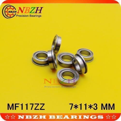 MF117-2Z MF117ZZ MF117 F677 F677-ZZ F677ZZ F677-2Z F677Z zz z 2z Flanged Flange Deep Groove Ball Bearings 7*11*12.2*3*0.6 mm