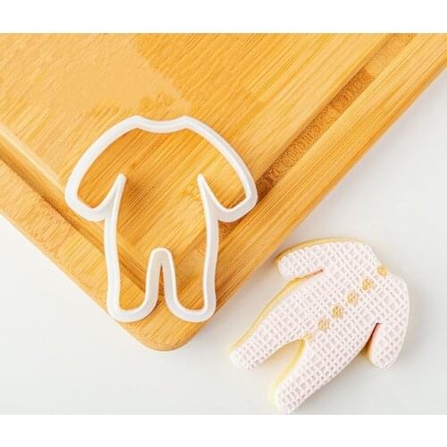 Geometry Baby Cloth Star Heart Shape Cookie Cutter Plastic Sugarcraft Fondant Cutter Cookie Mold Baking Cake Decoration Tools
