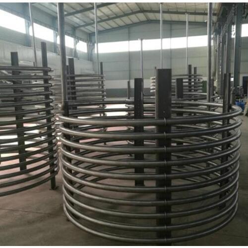Hot sale ASTM B337 ASTM B338 Gr1,Gr2 Strong anticorrosive property titanium coil pipe for heat exchanger TA1 titanium coiled pip