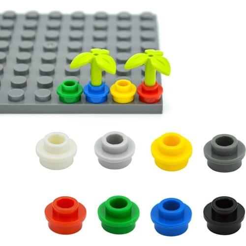 MOC Parts Building Blocks Plate Round 1x1 with Open Stud Compatible with 85861 28626 DIY Educational Technical Toys for Kids