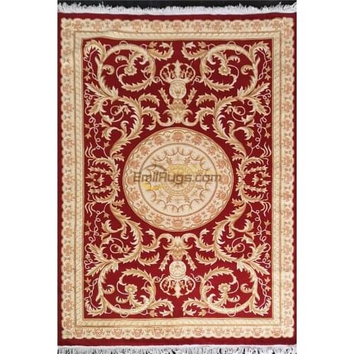 For carpetshaggy rugoriental rug Hmade French Chic Brown Fashionable Circular Household Decoration Matchinese aubusson rug