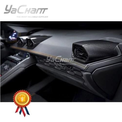 Forged / Plain Carbon Fiber Inner Air Vent Fit For 2014-2019 Huracan LP610-4 & LP580-2 Coupe Spyder Air Con Vents Replacement