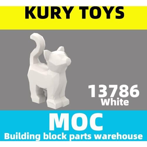 Kury Toys DIY MOC For 13786 Building block parts For Cat, standing, without printing