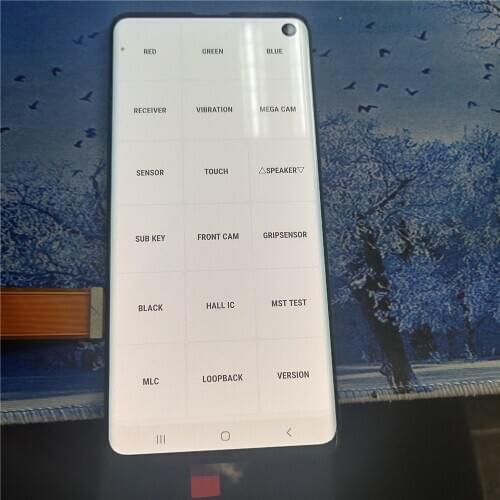 Small green Dead pixels For Samsung For SAMSUNG Galaxy S10 G973F/DS G973F S10+ SM-G975F/DS LCD Display Touch Screen Digitizer