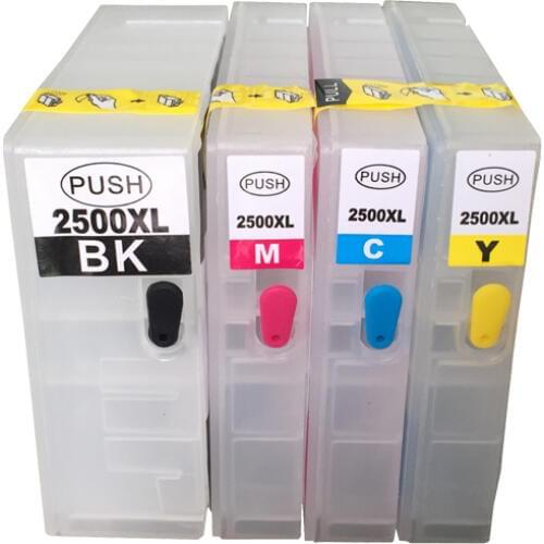 4 colors PGI-2200XL Refillable Ink cartridges for Canon MAXIFY MB5020 MB5320 MB5120 MB5420 IB4020 IB4120 with ARC chips