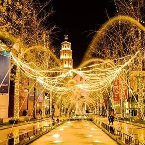 3.5m 95Leds Indoor LED Christmas Garland LED Curtain Icicle String Light For Garland Christmas Tree Wedding Room Decoration